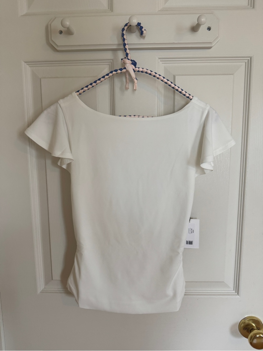 NWT Guizio Soffiano Top Blouse White - Picture 2 of 10